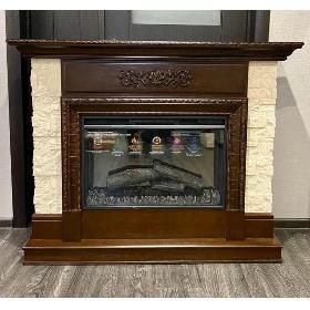 Каминокомплект InterFlame Сигма сланец с Foton 26 LED FX QZ фото