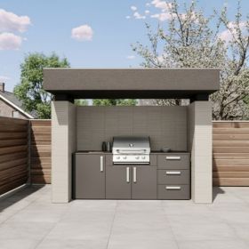 Уличная гриль кухня Астов BBQ Deluxe №3 фото