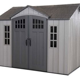 Сарай пластиковый Gardeck Woodlook 10*8 фото