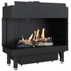 Газовый камин Kratki Pro LEO/L(P)/70/G31/37MBAR (баллонный газ) фото