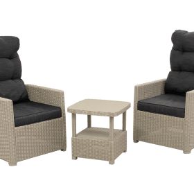 Комплект уличной мебелиGardeck B:Rattan MANCHESTER SET 2, цвет серый фото