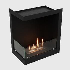Встроенный биокамин Lux Fire угловой 555 М фото