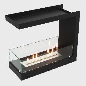 Встроенный биокамин Lux Fire торцевой 755 М фото