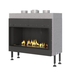 Газовый камин Airtone Gassi фронтальный 800 стандартное горение, газовый балон фото