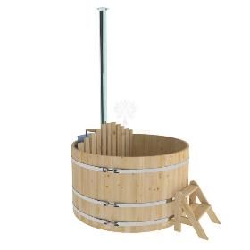Фурако BentWood из кедра, с внутренней печкой, d=1.8 м, толщина 34 мм., стандартное исполнение фото