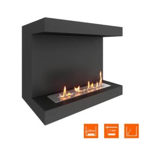 Биокамин фронтальный SteelHeat One 700 фото