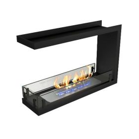 Биокамин ZeFire Contour торцевой сквозной 700 (Estetic Flame) фото