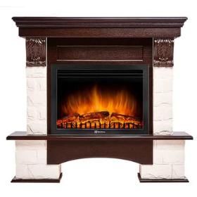 Каминокомплект Electrolux Firelight Forte 25 камень белый с очагом EFP/P-2520LS фото