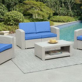 Комплект мебели Gardeck B:Rattan Premium 4, СЕРЫЙ фото
