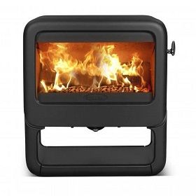Чугунная печь Dovre Rock 500 WB с дровником фото