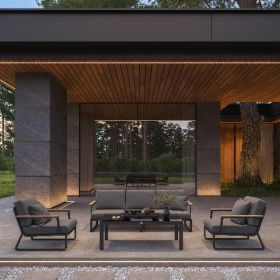 Лаунж зона Gardenini Voglie серая LPVGL.010800.S3 фото
