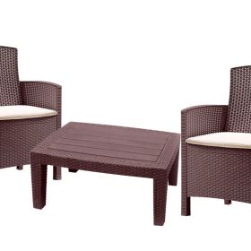 Комплект мебели Bica Rosario Balcony Set, цвет коричневый фото