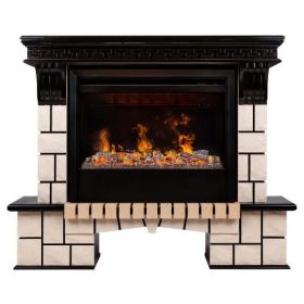 Каминокомплект RealFlame Stone/Стоун с очагом 3D Helios 26 SBG фото