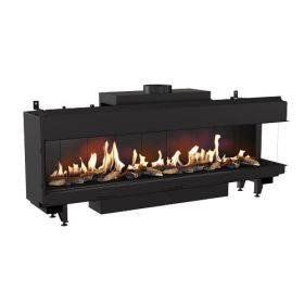 Газовый камин Kratki Pro Leo/L/P/200/G20 (магистральный газ) фото