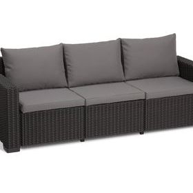 Диван Калифорния 3-х местный (California 3 Sofa), графит фото