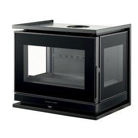 Каминная топка Richard Le Droff 700 FV T TRI vision, с турбиной фото