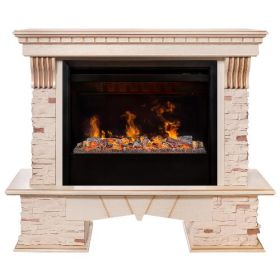 Каминокомплект RealFlame Country/Бруклин с очагом 3D Helios 26 SBG фото