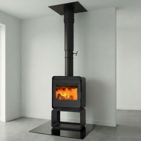 Комплект с печью Denner Fire Lumen с дровником под ключ для кирпичного дома (премиум) фото