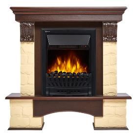 Каминокомплект Electrolux Firelight Forte Classic камень бежевый с очагом EFP/P- 1020LS фото