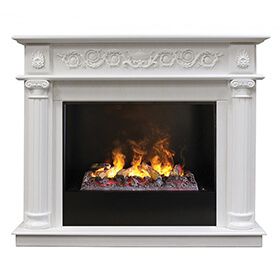 Каминокомплект RealFlame Attica/Сицилия с очагом 3D Cassette 630 (+ Black вставка) фото