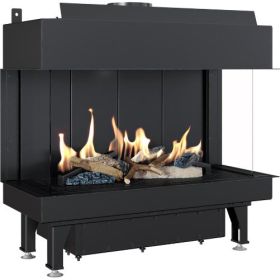 Газовый камин Kratki Pro LEO/LP/70/G20 (магистральный газ) фото