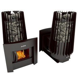 Банная печь Grill'D Cometa Vega 180 window фото