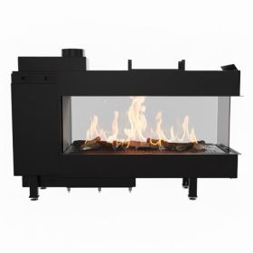 Газовый камин Kratki Pro LEO/LP/100/TUNEL/G20 (магистральный газ) фото
