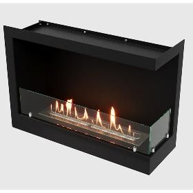 Встроенный биокамин Lux Fire угловой 690 S фото