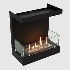 Встроенный биокамин Lux Fire фронтальный 440 S фото