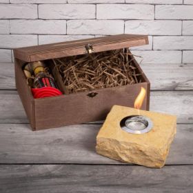 Подарочный набор SteelHeat Premium Box Hermes + деревянная коробка + стартовый комплект фото