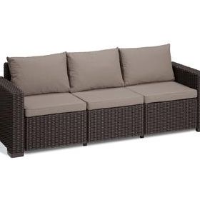 Диван Калифорния 3-х местный (California 3 Sofa), коричневый фото