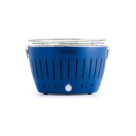 Угольный газовый гриль Lotus Grill Hybrid Classic Deep Blue фото