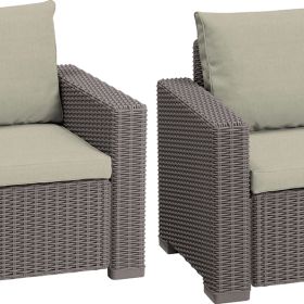 Комплект кресел Калифорния (California chair) капучино фото