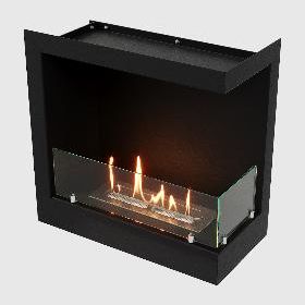 Встроенный биокамин Lux Fire угловой 490 S фото