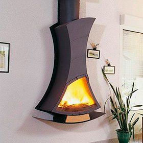 Готовый камин Arkiane Oxalis вертикальный с верхним подключением фото