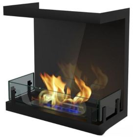 Биокамин торцевой ZeFire Standart 500 со стемалитом фото