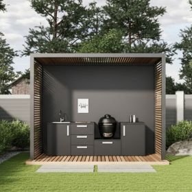 Уличная гриль кухня Астов BBQ Deluxe №5 фото