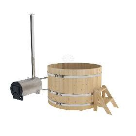 Фурако BentWood из кедра, с наружной печкой, d=1.5 м, толщина 34 мм., стандартное исполнение фото