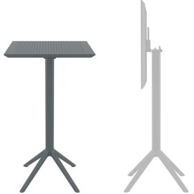 Стол пластиковый барный складной Siesta Contract Sky Folding Bar Table 60 234/116-8582 фото