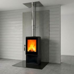 Комплект с печью Denner Fire Vitra с дровником под ключ для деревянного дома (эконом) фото