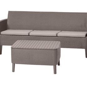 Комплект Allibert Салемо трипл сет (Salemo 3 seater set) капучино фото