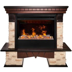 Каминокомплект RealFlame Rockland/Челси с очагом 3D Helios 26 SBG фото