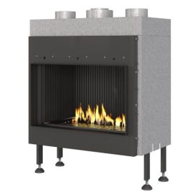 Газовый камин Airtone Gassi фронтальный 600 стандартное горение, газовый балон фото