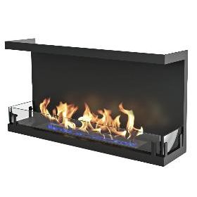 Биокамин ZeFire торцевой Standart 900 фото