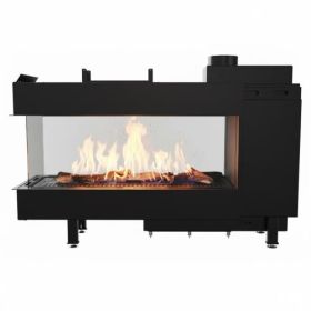 Газовый камин Kratki Pro LEO/LP/100/TUNEL/G31/37MBAR (баллонный газ) фото