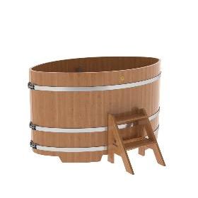 Купель BentWood овальная из дуба,1,08Х1,75, толщина стенок - 2,6 см фото