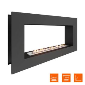 Биокамин сквозной SteelHeat Grand 1200 фото
