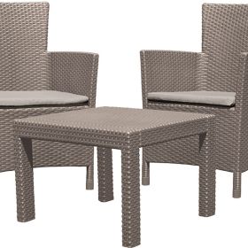 Комплект мебели Allibert балкон (Rosario balcony set) капучино фото
