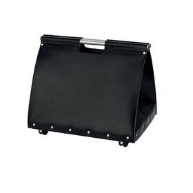 Дровница Comex 50.046N in Ecopelle Nero H. cm 50 L cm 55X40 фото