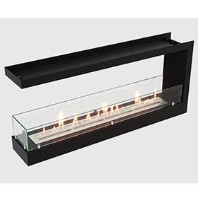 Встроенный биокамин Lux Fire торцевой 1090 S фото